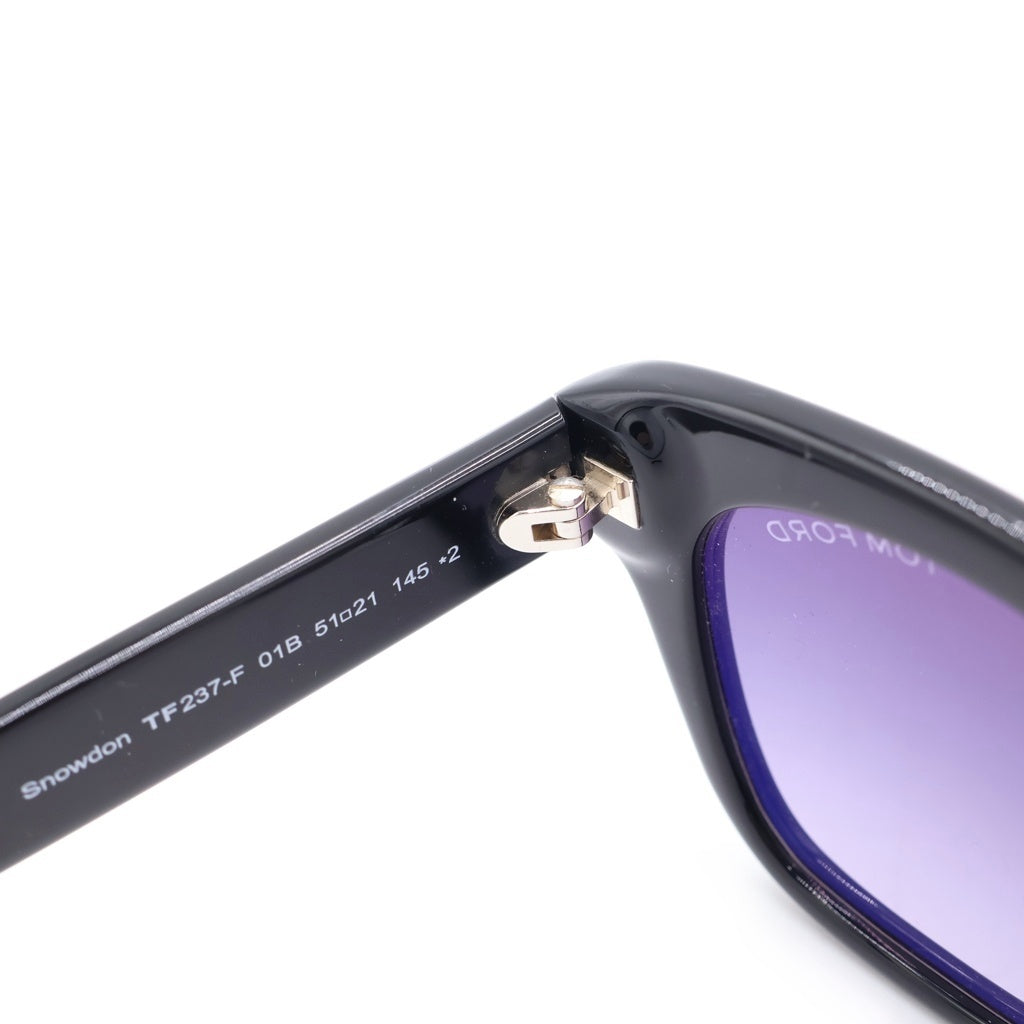 TOM FORD(トムフォード) SNOWDON スノードン ウェリントンフレーム カラーレンズ サングラス メガネ ブラック TF237-F レディース