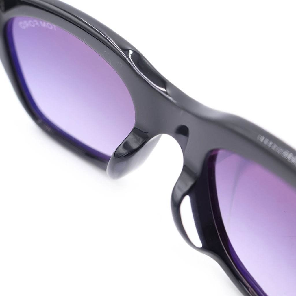 TOM FORD(トムフォード) SNOWDON スノードン ウェリントンフレーム カラーレンズ サングラス メガネ ブラック TF237-F レディース