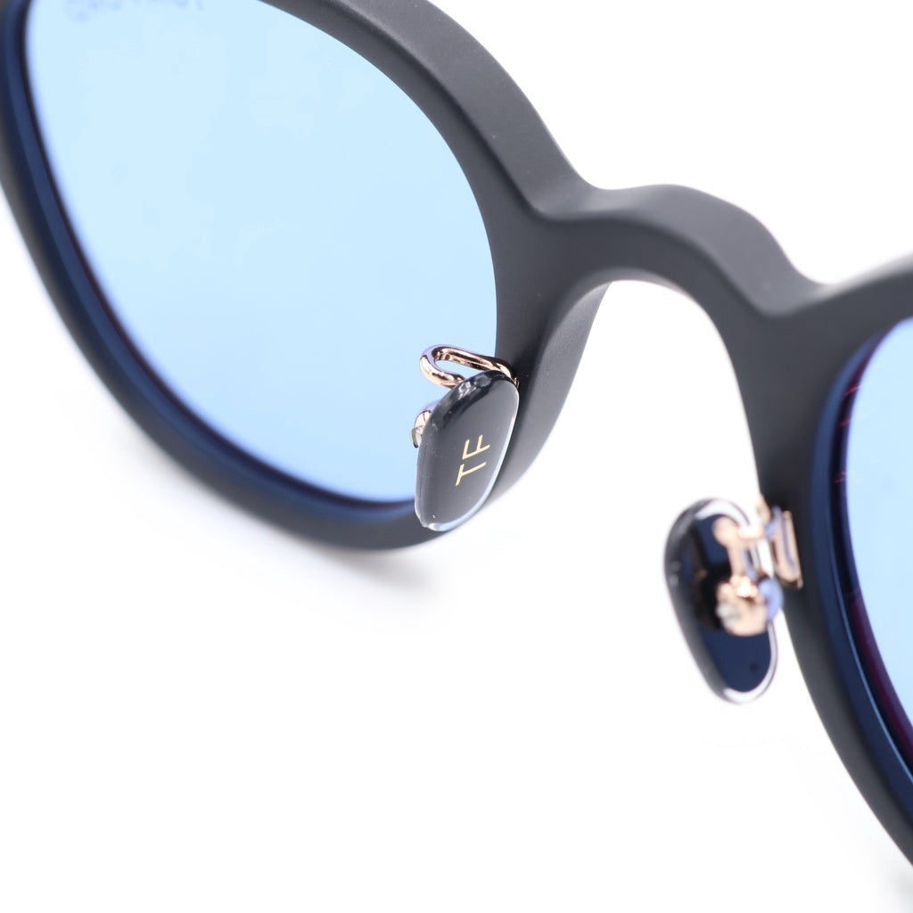 TOM FORD(トムフォード) TF977-D アジアンフィット ウェリントンフレーム カラーレンズ サングラス メガネ ブラック/ブルー