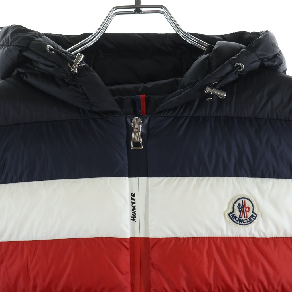 MONCLER(モンクレール) 21AW TIMOTHE GILET ティモテ ジレ ロゴワッペン ジップアップ ダウンベスト ネイビー/トリコロール G10911A10100 C0453
