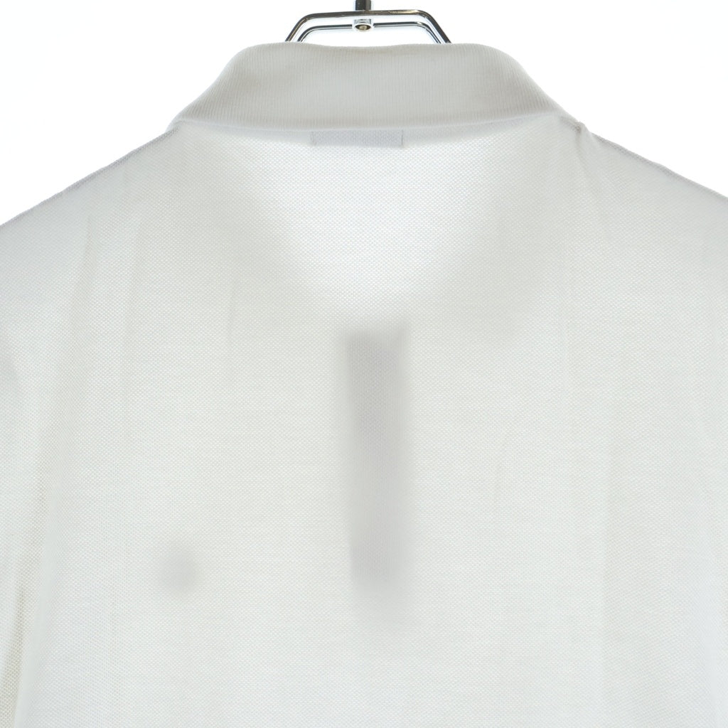 MONCLER(モンクレール) 19SS MAGLIA POLO MANICA CORTA コットン ロゴワッペン 半袖ポロシャツ ホワイト E10918305150 84556