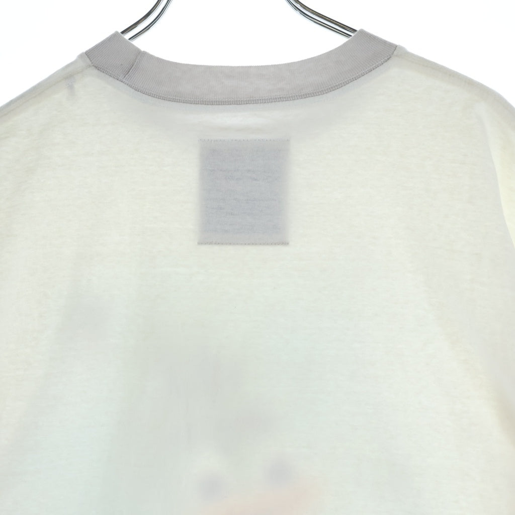 MAISON MIHARAYASUHIRO(メゾンミハラヤスヒロ) 26SS LEON PRINTED T-SHIRT レオンプリント クルーネック半袖Tシャツ カットソー ホワイト K16TS771