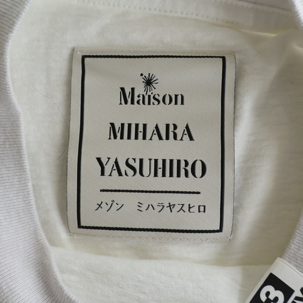 MAISON MIHARAYASUHIRO(メゾンミハラヤスヒロ) 26SS LEON PRINTED T-SHIRT レオンプリント クルーネック半袖Tシャツ カットソー ホワイト K16TS771