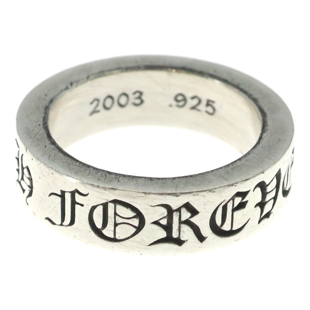 CHROME HEARTS(クロムハーツ) 6mm SPACER FOREVER 6mmスペーサーリング フォーエバーシルバーBCA337