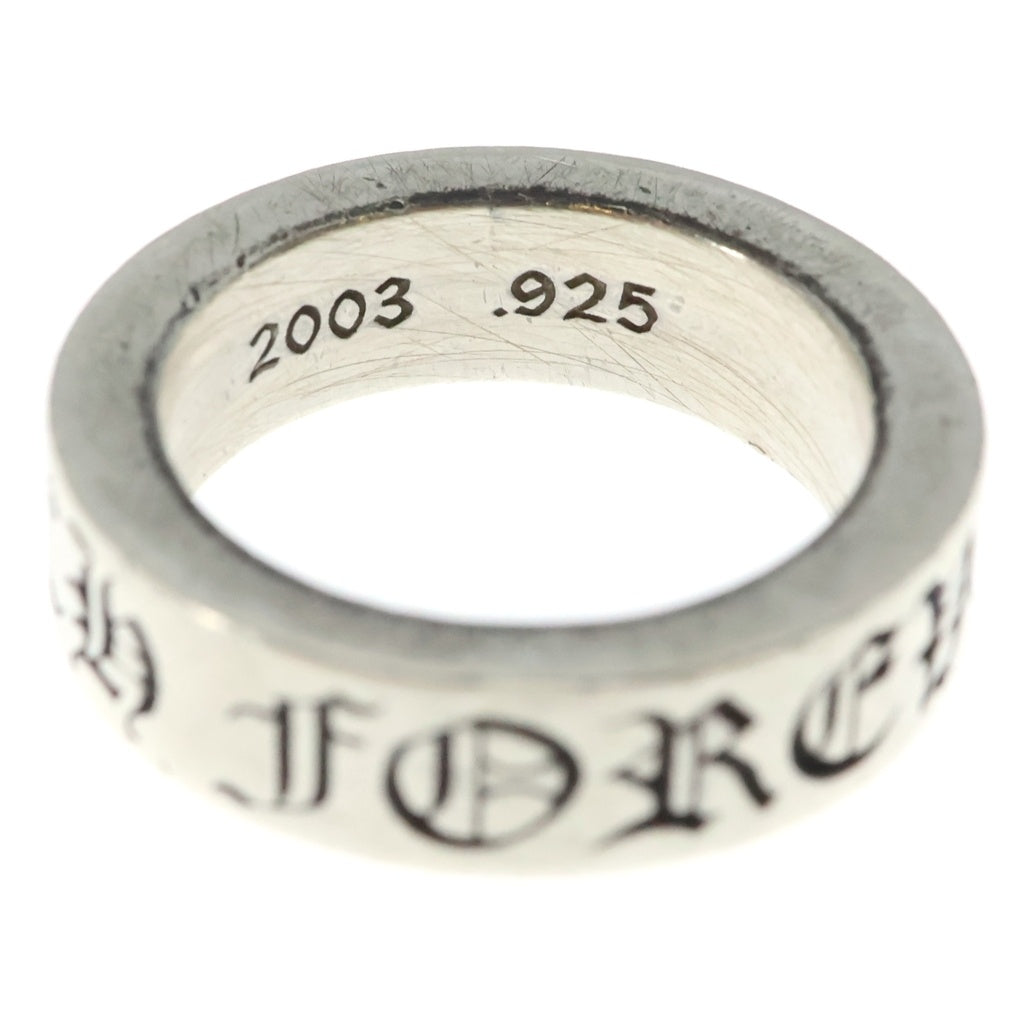 CHROME HEARTS(クロムハーツ) 6mm SPACER FOREVER 6mmスペーサーリング フォーエバーシルバーBCA337