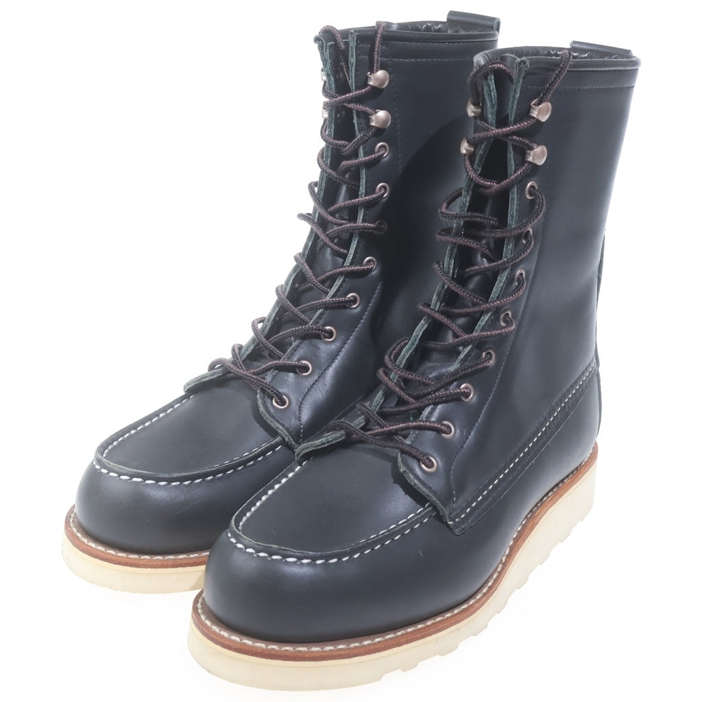 RED WING(レッド ウイング) WMNS 8 INCH WINTER MOC USA製 ウィメンズ 8インチ ウィンターモック レザーシューズ ブーツ レディース ブラック US5.5/Bワイズ 3424