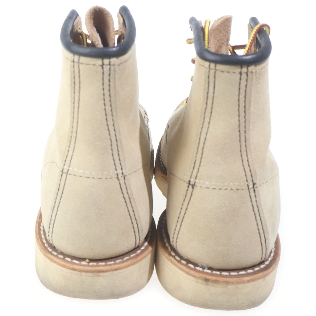 RED WING(レッド ウイング) 6 INCH IRISH SETTER MOC TOE USA製 6インチ アイリッシュセッター モックトゥ レザーシューズ ブーツ レディース ベージュ US4.5/Eワイズ 8173