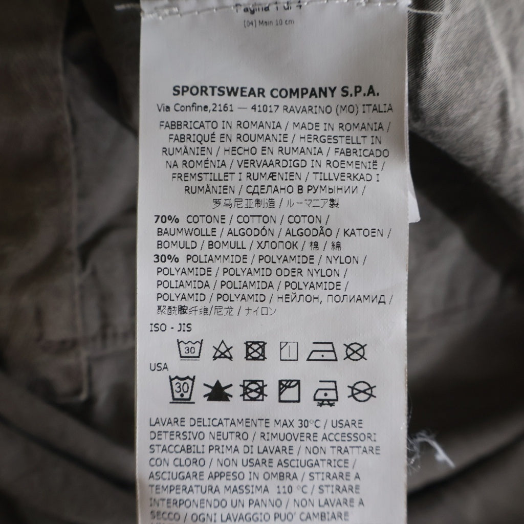 STONE ISLAND(ストーンアイランド) GARMENT DYED TWIN POCKET OVERSHIRT ガーメントダイド ツウィンポケット ジップアップオーバーシャツジャケット グレー701512208