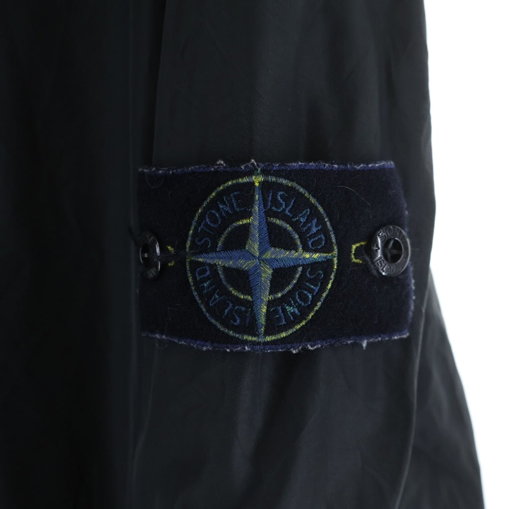 STONE ISLAND(ストーンアイランド) MICRO REPS JACKET マイクロレップス ナイロン ジップアップジャケット コート ブラック 701541222