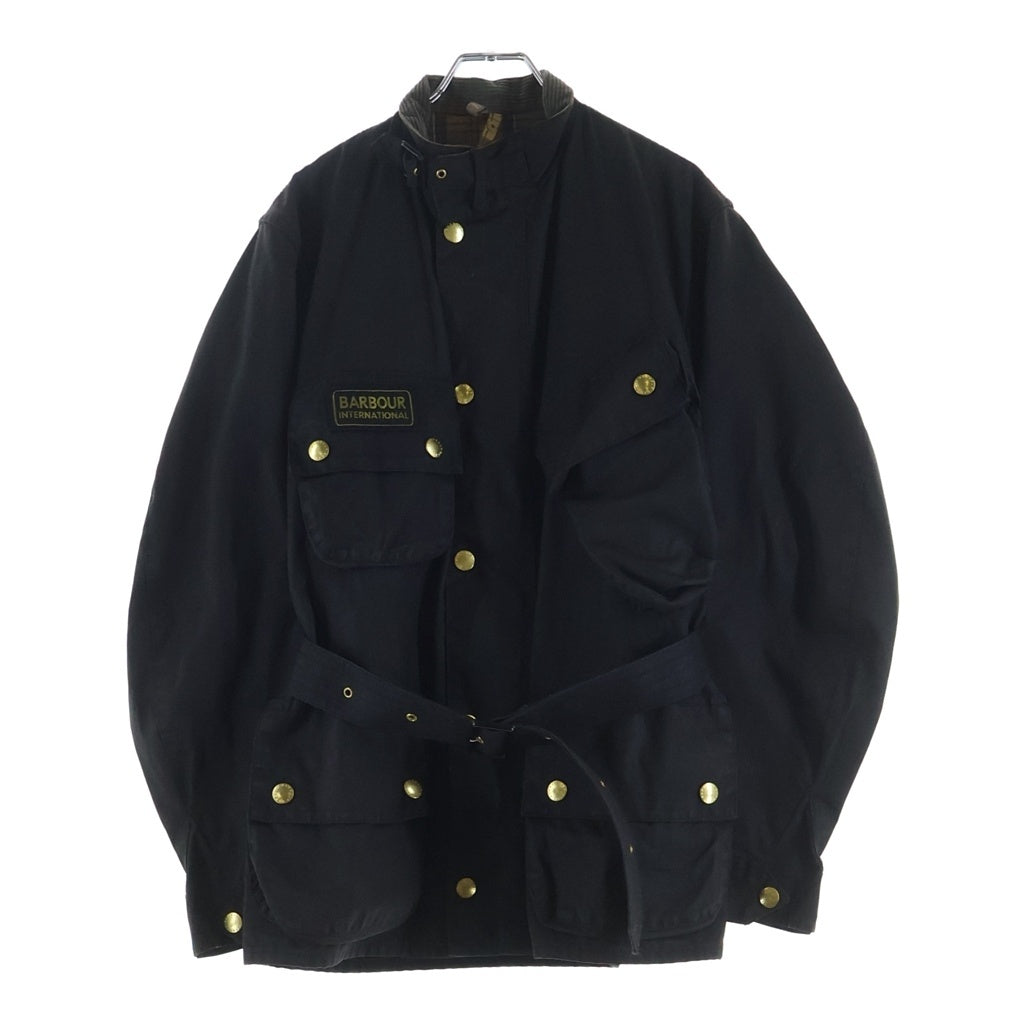 Barbour(バブアー) INTERNATIONAL ORIGINAL OILED JACKET インターナショナルオリジナル ジップアップオイルジャケット ブラック 1702244