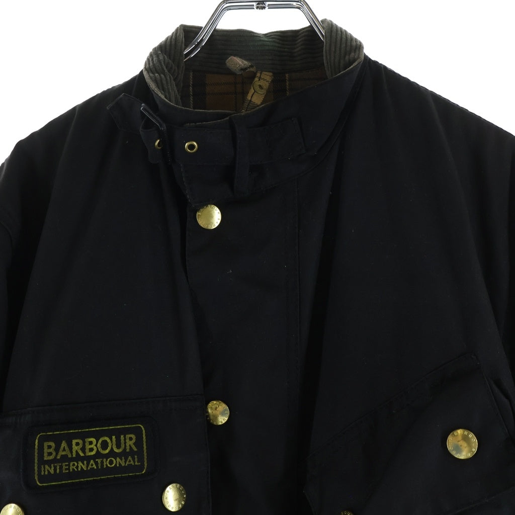 Barbour(バブアー) INTERNATIONAL ORIGINAL OILED JACKET インターナショナルオリジナル ジップアップオイルジャケット ブラック 1702244
