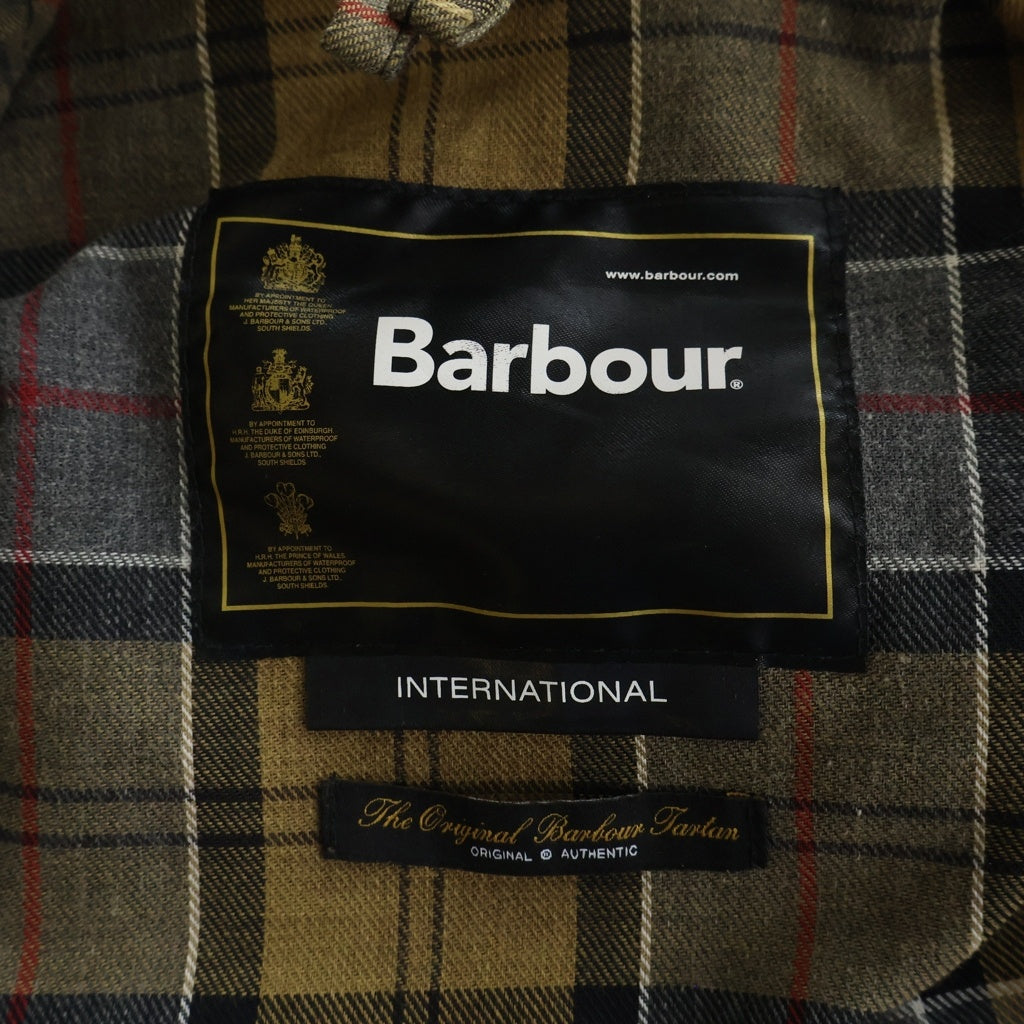 Barbour(バブアー) INTERNATIONAL ORIGINAL OILED JACKET インターナショナルオリジナル ジップアップオイルジャケット ブラック 1702244
