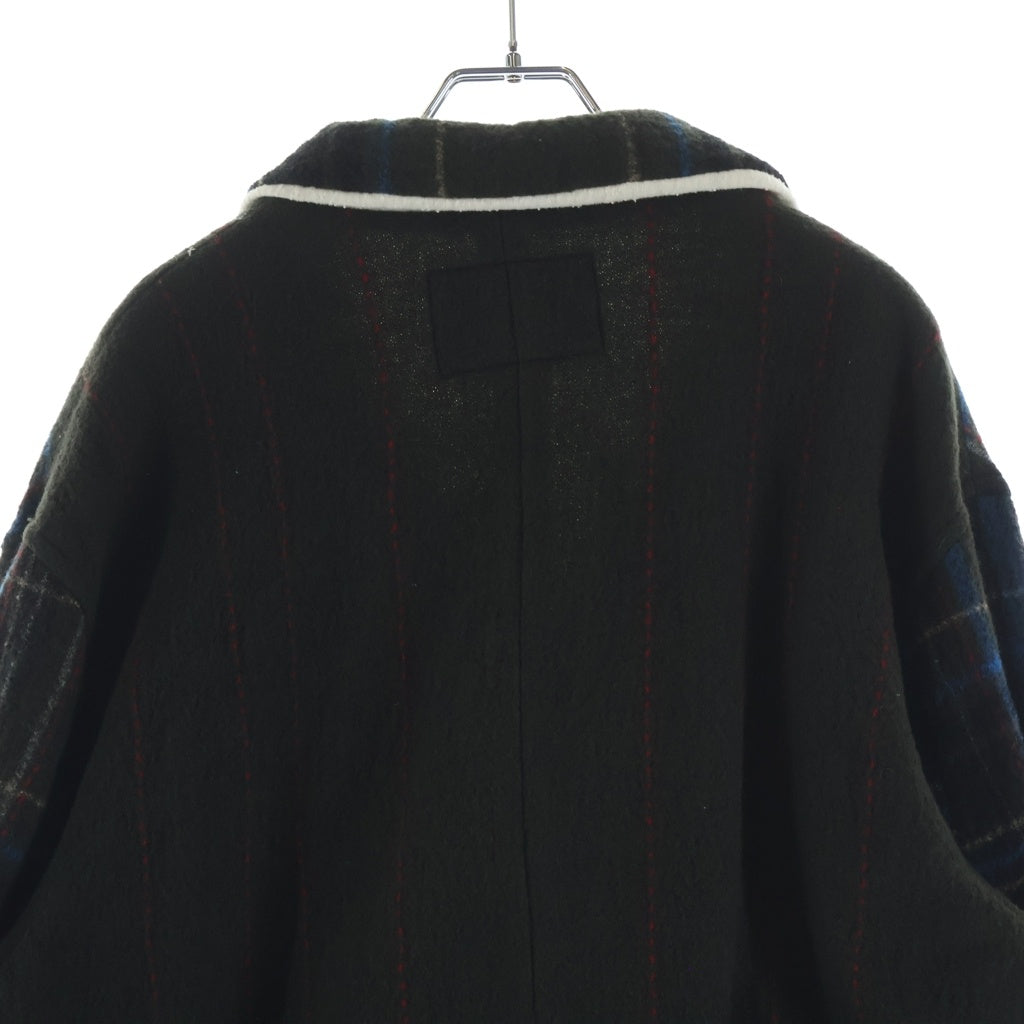 UNDERCOVERISM(アンダーカバイズム) 04AW ARCHIVE BUT BEAUTIFUL期 ウール チェック ハンドステッチ テーラードジャケット カーキ アーカイブ B250-B12