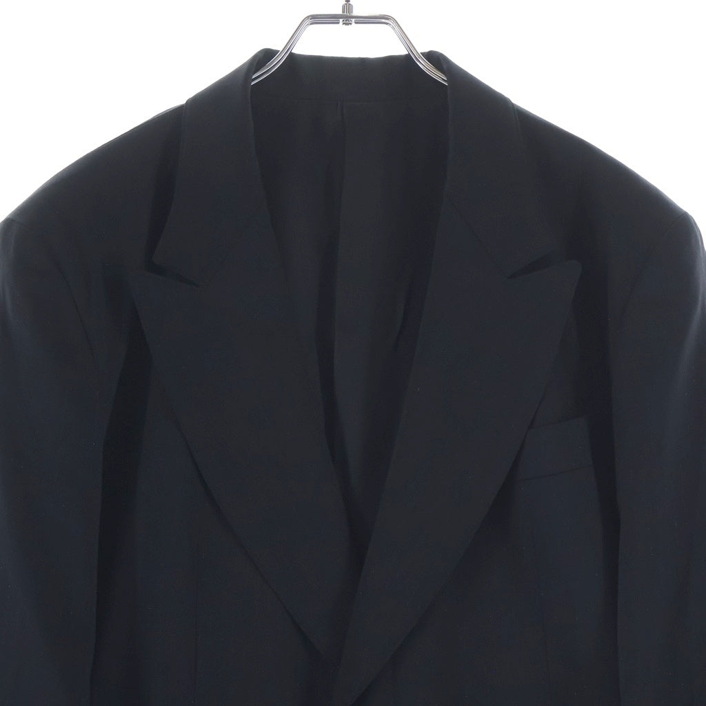 UNDERCOVERISM(アンダーカバイズム) 04AW ARCHIVE BUT BEAUTIFUL期 ニットドッキング ラメストライプ ウール テーラードジャケット ブラック アーカイブ B201-J2