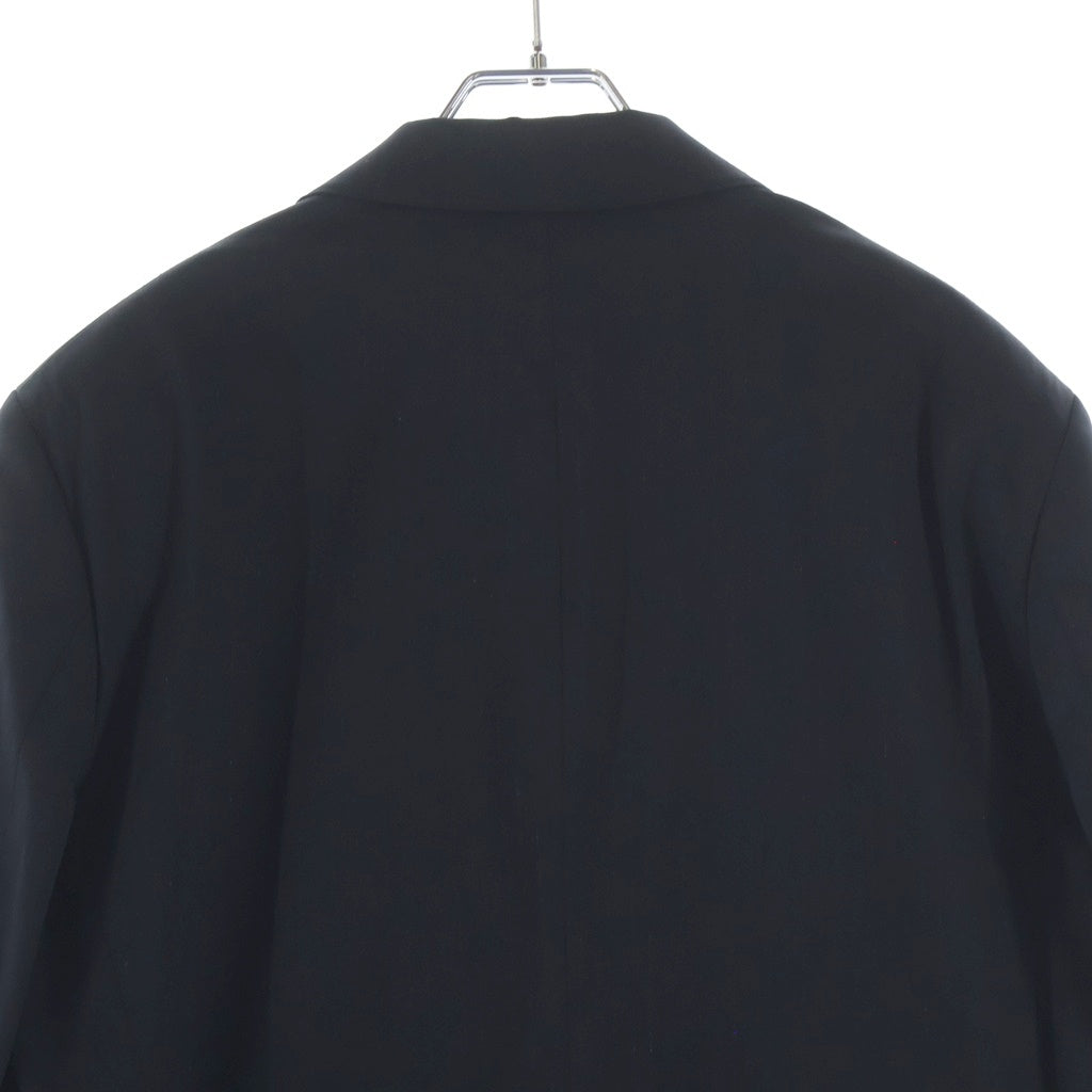 UNDERCOVERISM(アンダーカバイズム) 04AW ARCHIVE BUT BEAUTIFUL期 ニットドッキング ラメストライプ ウール テーラードジャケット ブラック アーカイブ B201-J2