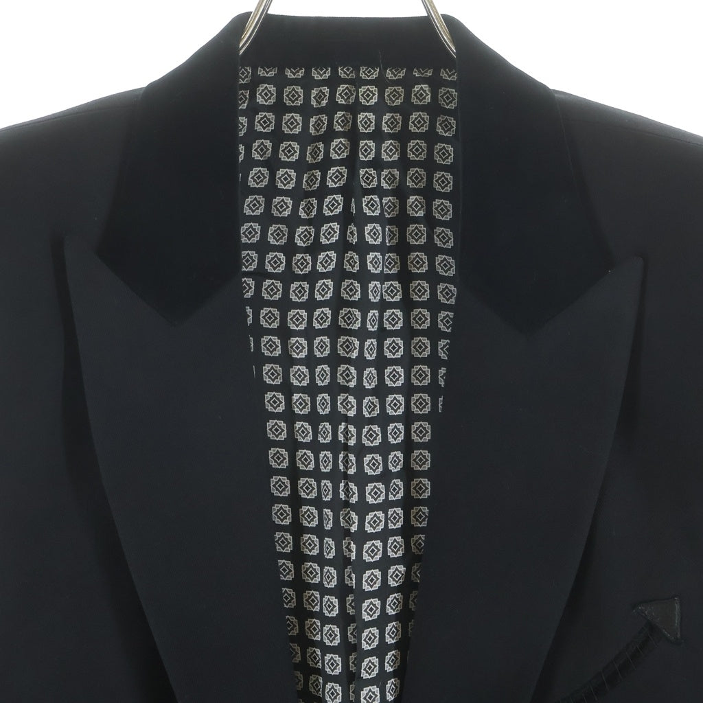 NUMBER (N)INE(ナンバーナイン) 04SS ARCHIVE ARCHIVE DREAM期 袖カットオフ ラペル切替 ダブルブレスト ノースリーブロング ベストジャケット ブラック アーカイブ
