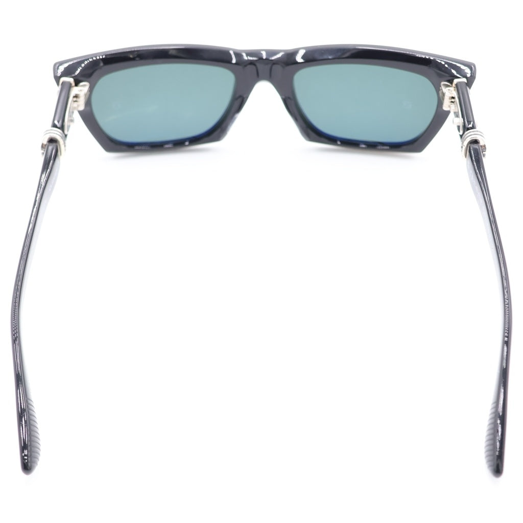 CHROME HEARTS(クロムハーツ) CLITERALLY ロゴ刻印テンプル キャットアイフレーム サングラス メガネ ブラック
