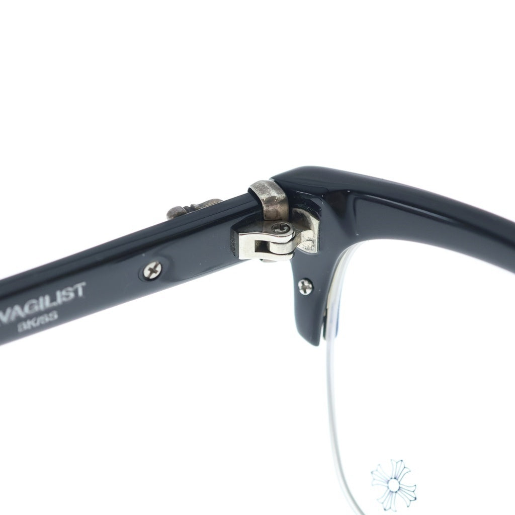 CHROME HEARTS(クロムハーツ) EVAGILIST エヴァンジェリスト ダガーテンプル ウェリントンフレーム メガネ サングラス ブラック