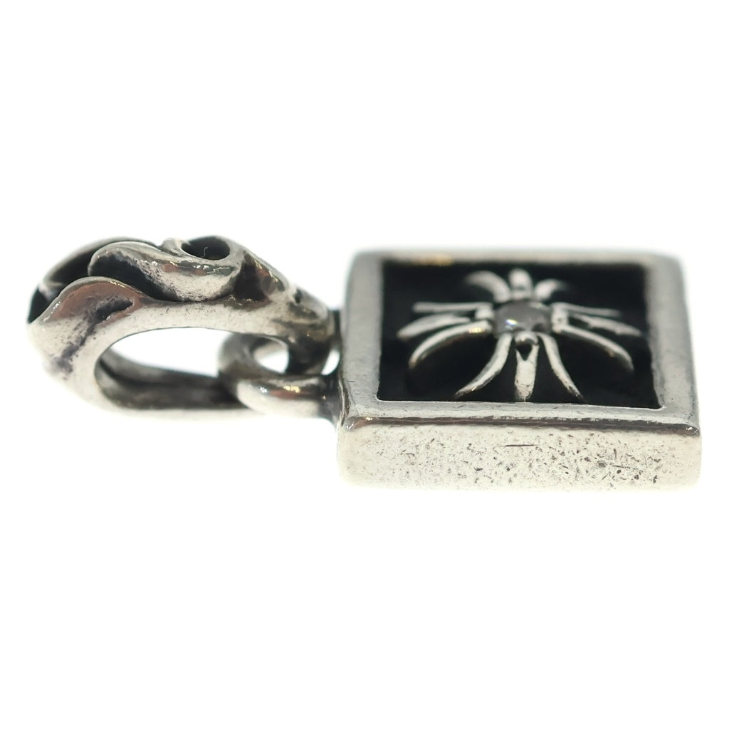 CHROME HEARTS(クロムハーツ) FRAMED CH PLUS 1DIA フレームドCHプラス 1ダイヤ チャーム ペンダントトップ シルバー