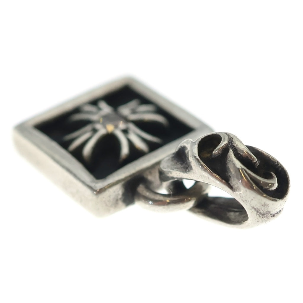 CHROME HEARTS(クロムハーツ) FRAMED CH PLUS 1DIA フレームドCHプラス 1ダイヤ チャーム ペンダントトップ シルバー