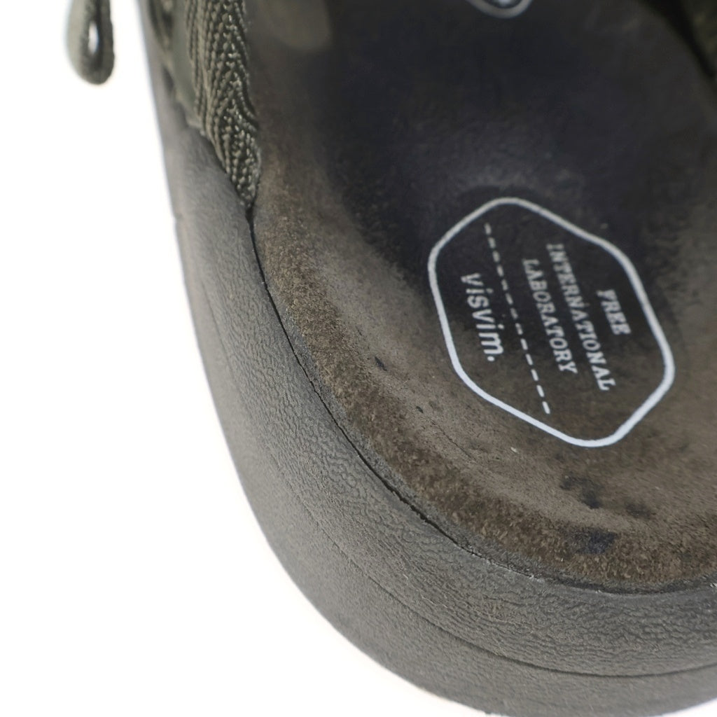 VISVIM(ヴィスヴィム) 09AW F.I.L.OPEN限定 CHRISTO クリスト パッチワーク ベルトストラップ サンダル カーキ