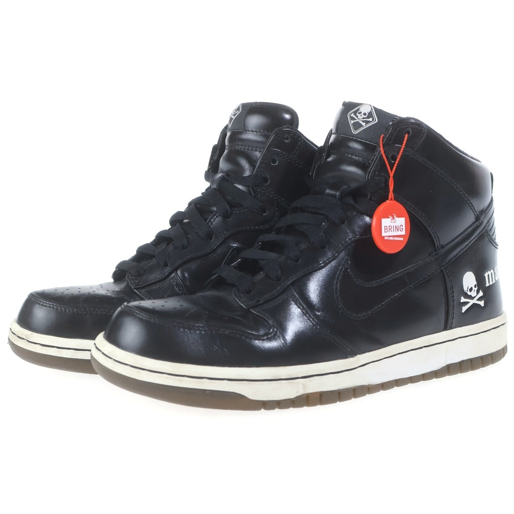 NIKE(ナイキ) 【観賞用 2012年製】 ×mastermind JAPAN DUNK PRM HIGH マスターマインドジャパン ダンク プレミアム ハイカットスニーカー ブラック US7/25cm 583221-090