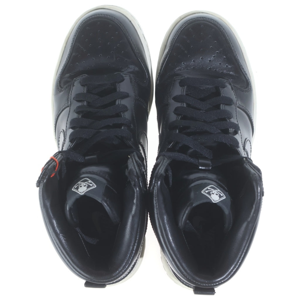 NIKE(ナイキ) 【観賞用 2012年製】 ×mastermind JAPAN DUNK PRM HIGH マスターマインドジャパン ダンク プレミアム ハイカットスニーカー ブラック US7/25cm 583221-090