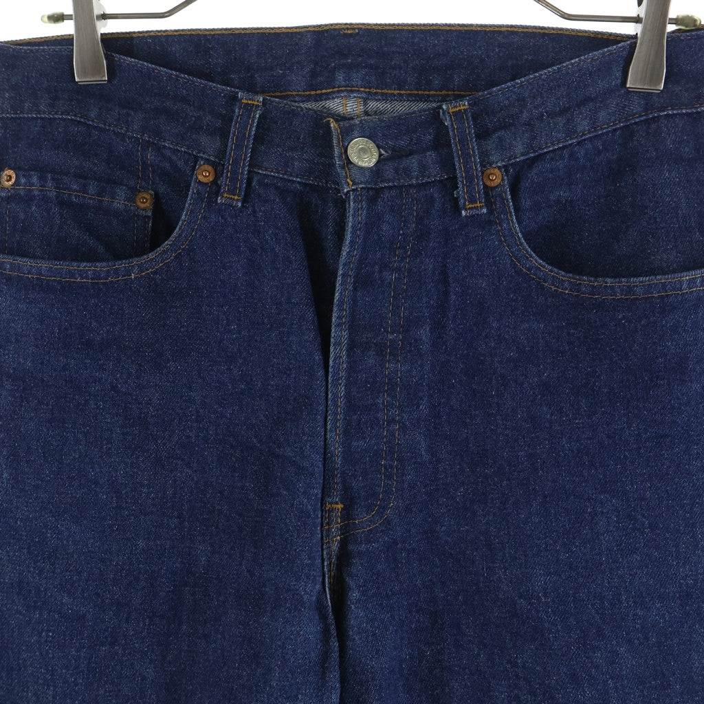 Levi's(リーバイス) 80S VINTAGE 501-0117 ヴィンテージ フランス製 ボタン裏刻印275 スモールe ボタンフライストレートデニムパンツ インディゴ