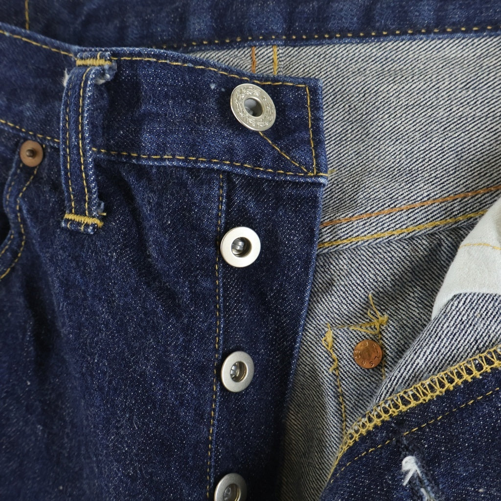 Levi's VINTAGE CLOTHING(リーバイス ビンテージ クロージング) 90S S501XX ヴィンテージ 大戦モデル復刻 BIG E ボタン裏555 バレンシア工場 USA製 ボタンフライデニムパンツ 44501-0022