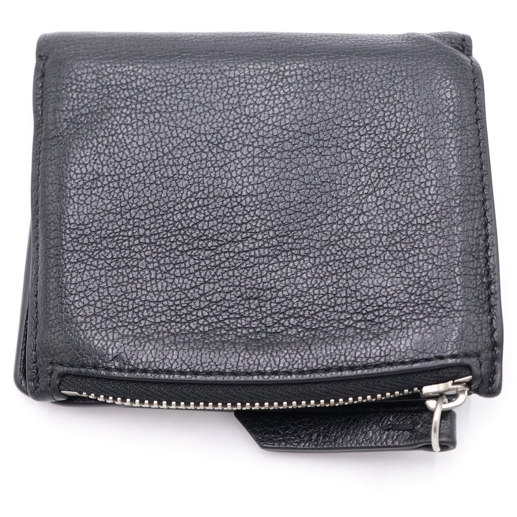 Maison Margiela(メゾンマルジェラ) 2-FOLD WALLET 4ステッチ 二つ折り財布 レザーコンパクトウォレット ブラック SA1UI0009 P4806 T8013