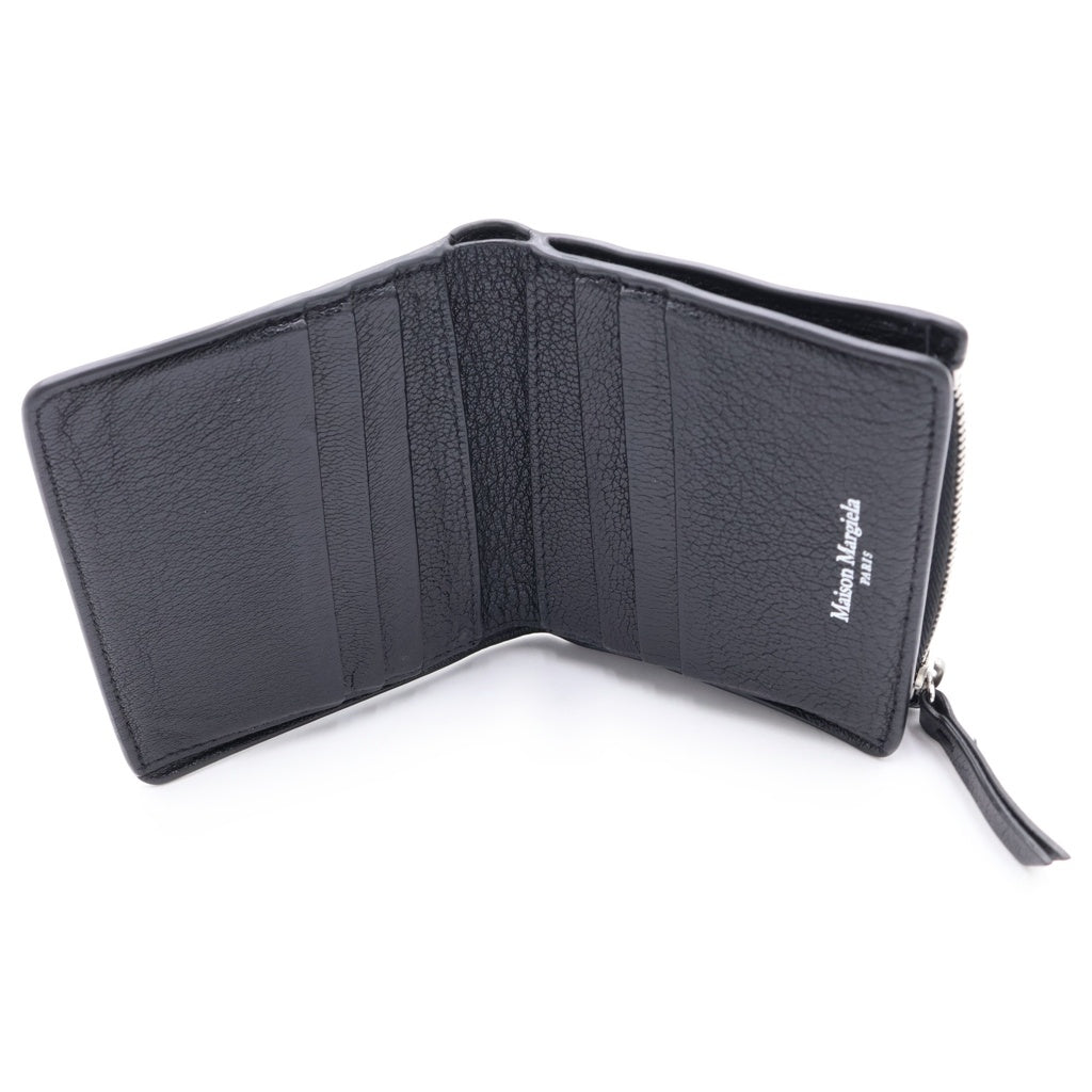 Maison Margiela(メゾンマルジェラ) 2-FOLD WALLET 4ステッチ 二つ折り財布 レザーコンパクトウォレット ブラック SA1UI0009 P4806 T8013