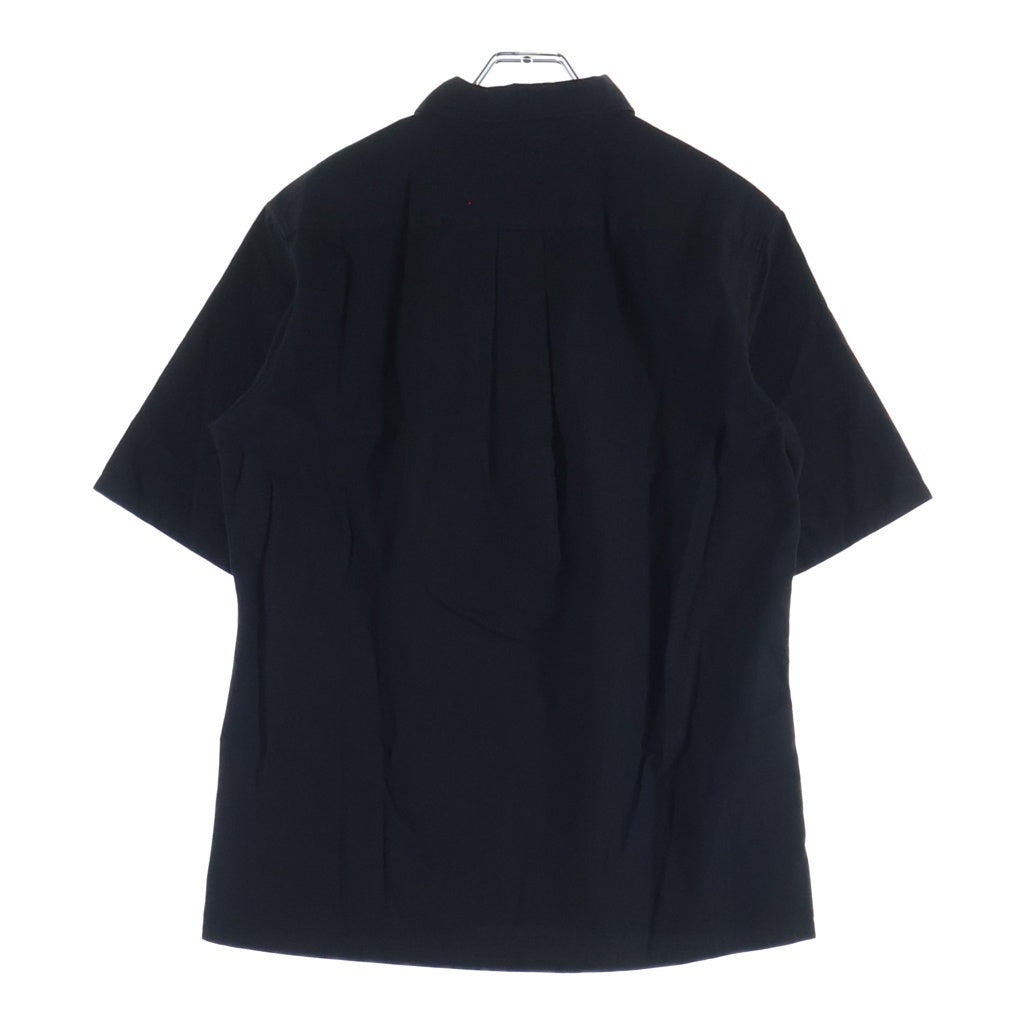 LEMAIRE(ルメール) SHORT SLEEVED SPRED SHIRTS コットンリネン 半袖スプレッドカラー 開襟シャツ ブラック M161SH15LF057-U