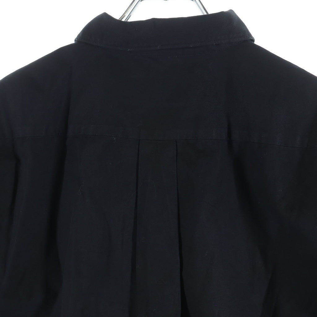 LEMAIRE(ルメール) SHORT SLEEVED SPRED SHIRTS コットンリネン 半袖スプレッドカラー 開襟シャツ ブラック M161SH15LF057-U