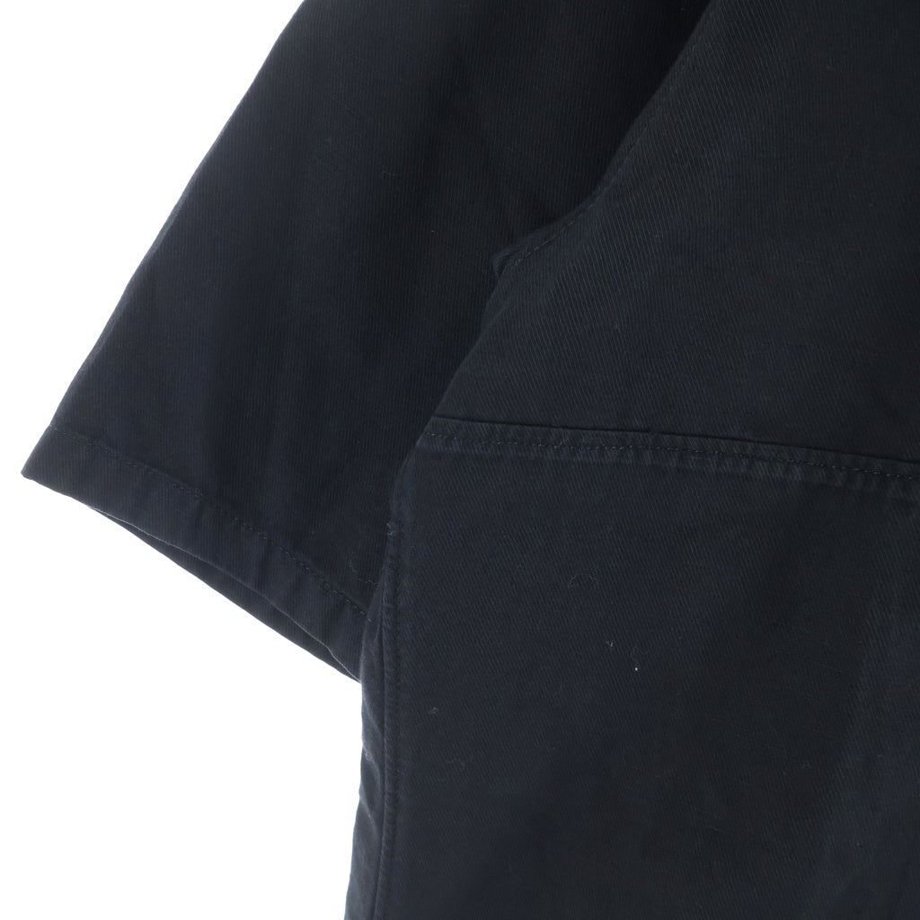 LEMAIRE(ルメール) SHORT SLEEVED SPRED SHIRTS コットンリネン 半袖スプレッドカラー 開襟シャツ ブラック M161SH15LF057-U