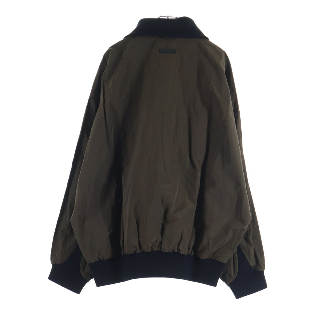 FEAR OF GOD(フィアオブゴッド) HALF ZIP HIGH NECK TRACK JACKET ハーフジップ ハイネック ナイロン トラックジャケット カーキ FG830-210WRP