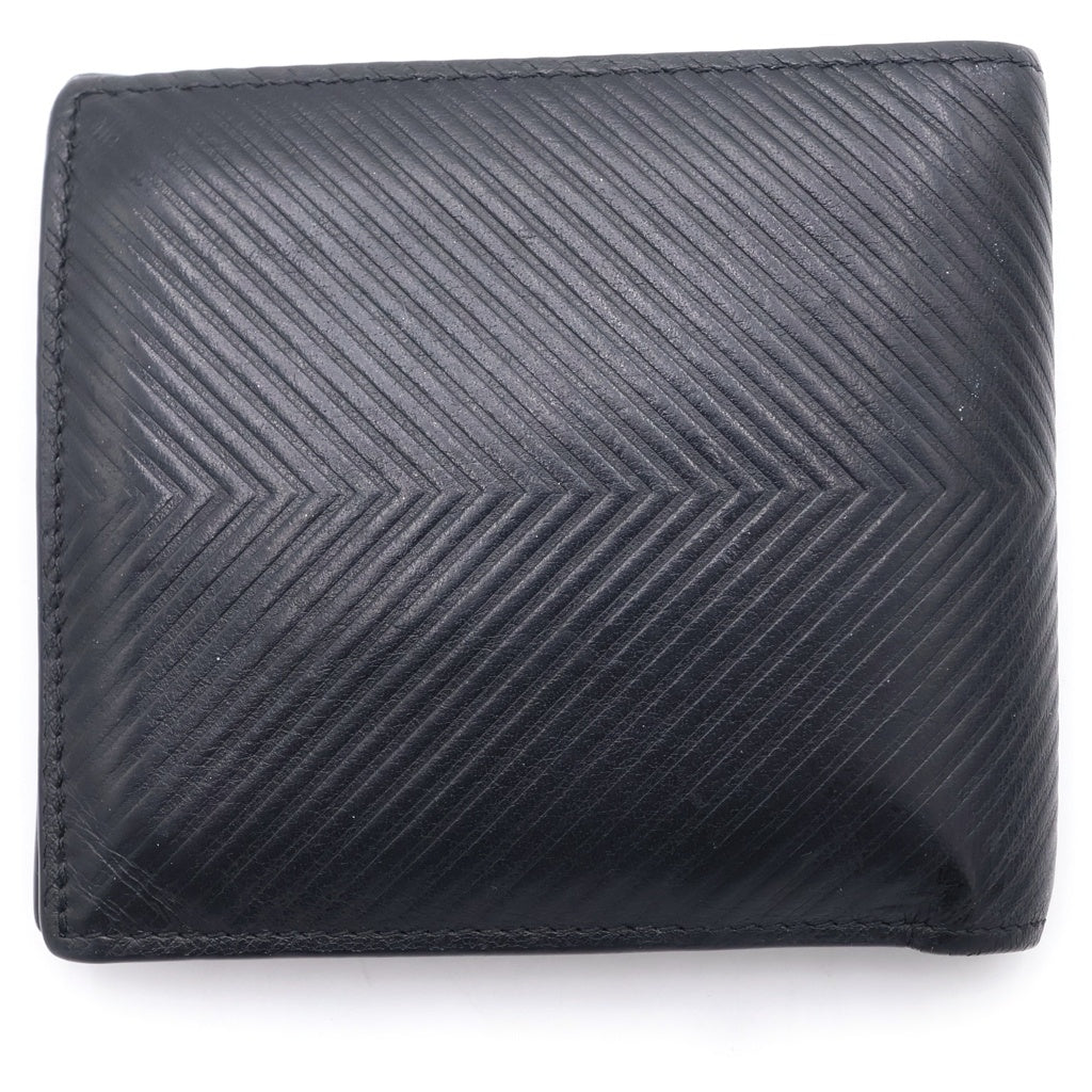 LOEWE(ロエベ) バイフォールド レザー コインウォレット 二つ折り財布 ブラック レディース