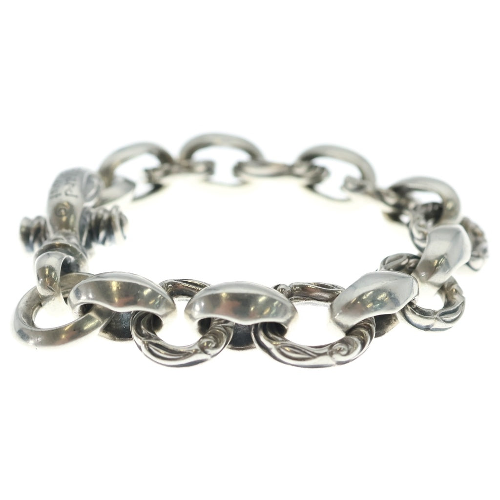 LONE ONES(ロンワンズ) LEONARD KAMHOUT HERON BRACELET レナードカムホート刻印 ヘロンブレスレッド シルバー MFB-0023-LK