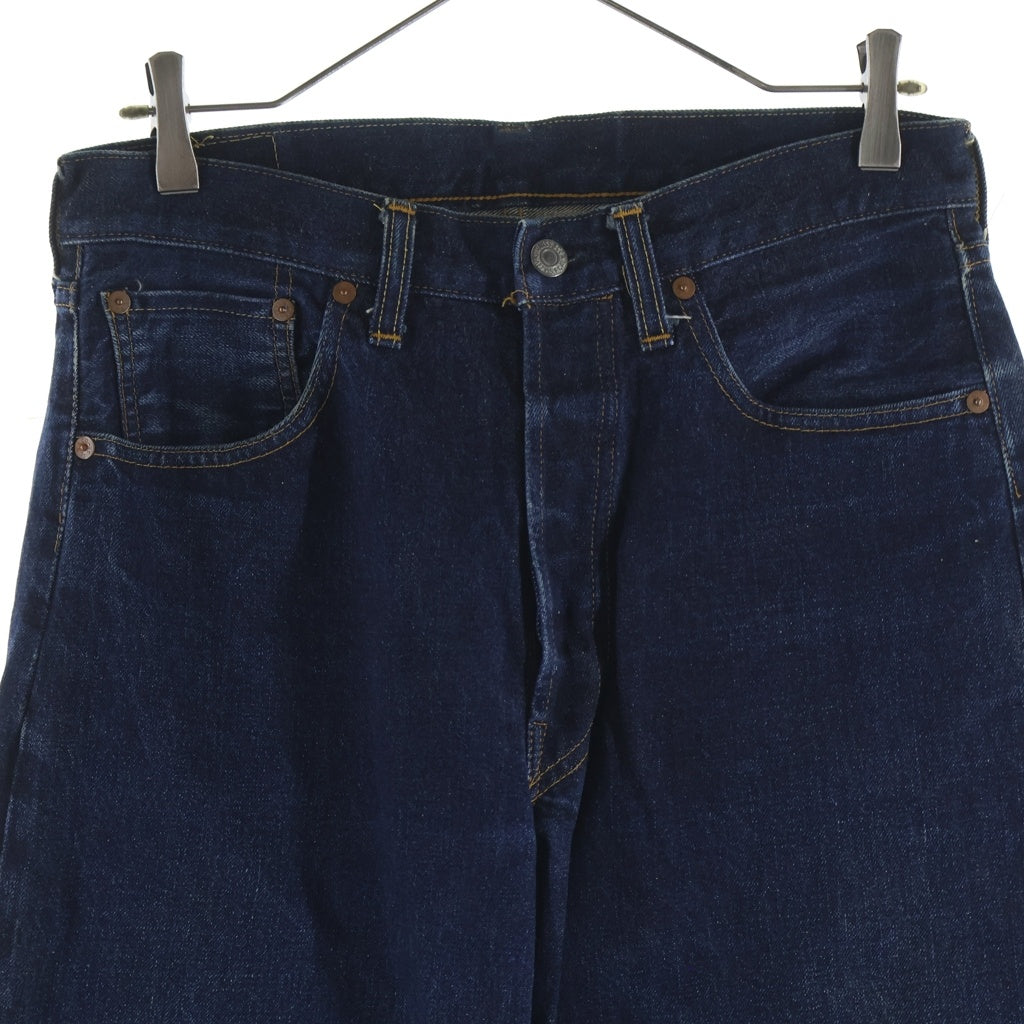 Levi's(リーバイス) 90S VINTAGE 501XX 復刻 ボタン裏555 バレンシア工場 ボタンフライデニムパンツ インディゴ 501-0003