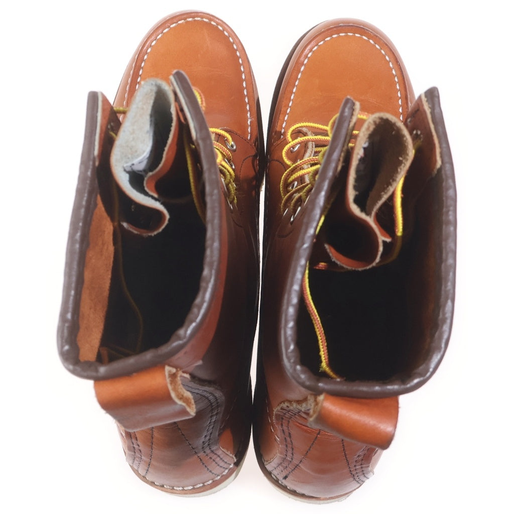 RED WING(レッド ウイング) 877 CLASSIC MOC TOE 8inch クラッシック モック トゥー レザー レースアップ ワークブーツ ブラウン US9.5/27.5cm