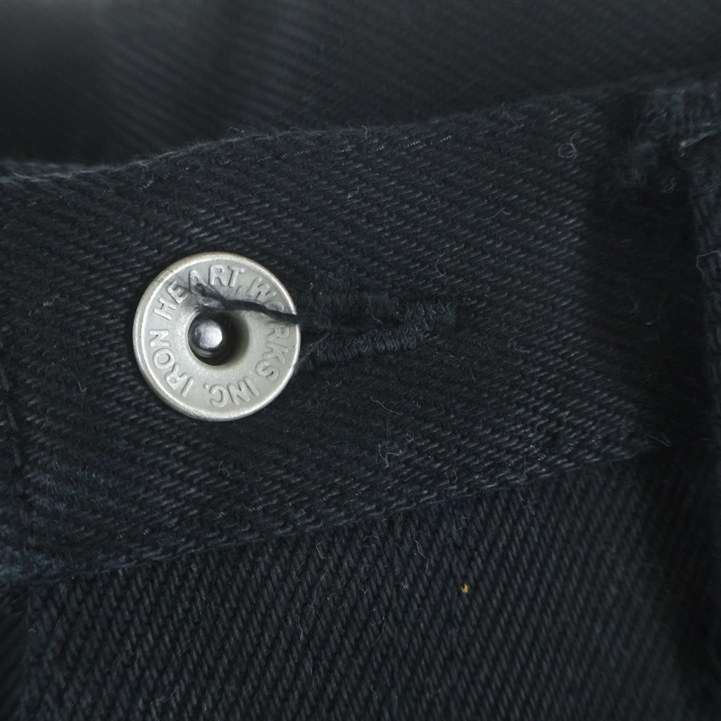 IRON HEART(アイアンハート) 9461Z 21oz黒鎧 EXTRA HEAVY DENIM エクストラヘビー ブーツカットデニム ブラック