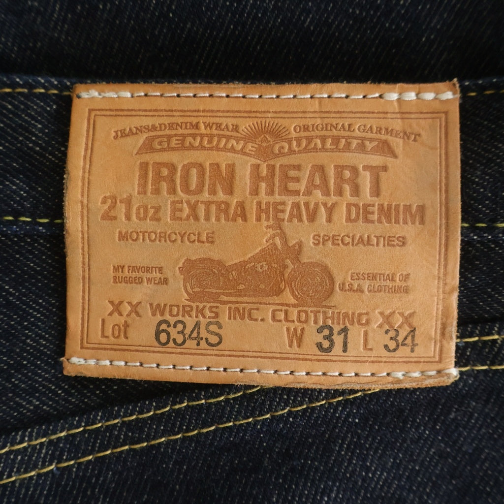 IRON HEART(アイアンハート) 634S 21oz EXTRA HEAVY DENIM エキストラヘビーデニム インディゴ