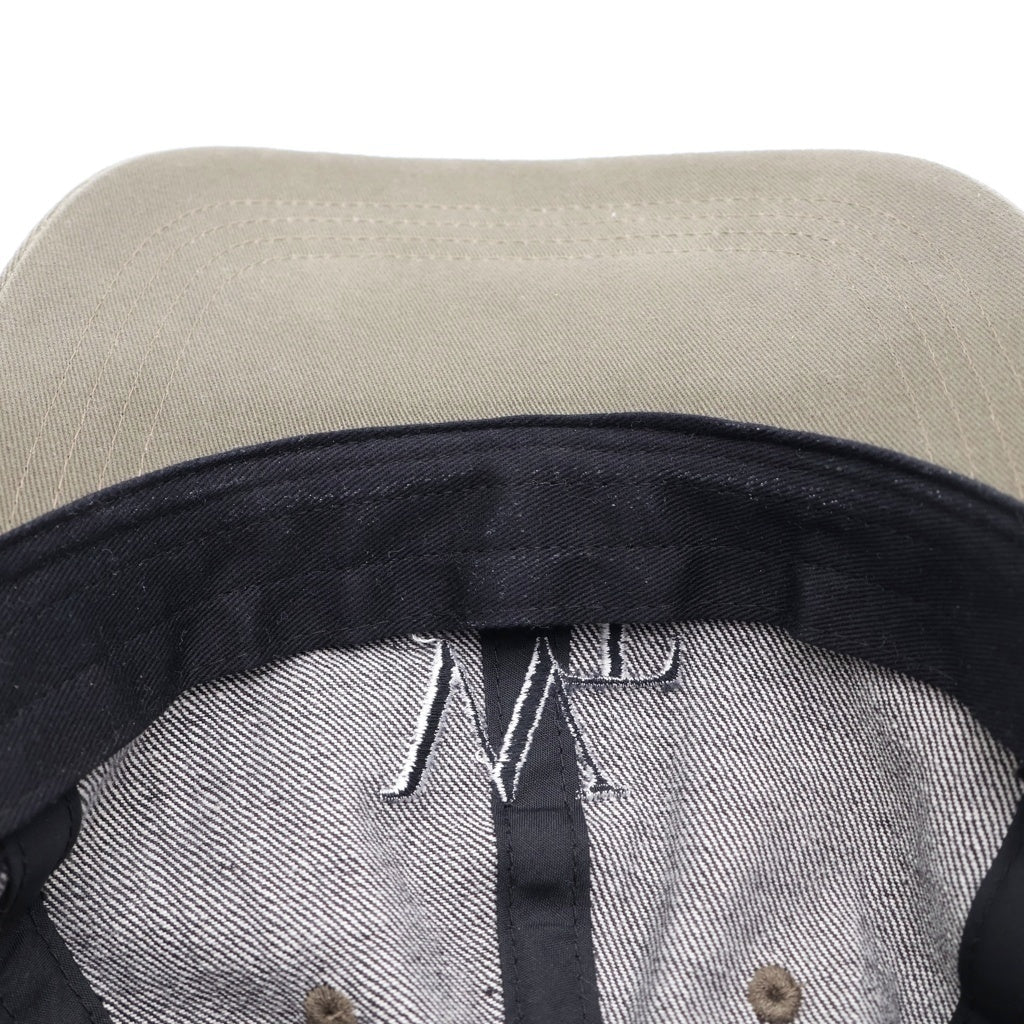 WTAPS(ダブルタップス) 22AW T-6H 03 CAP COTTON DENIM LEAGUE ロゴエンブロイダリー デニム 6パネル ベースボールキャップ 帽子 ブラック 222HCDT-HT14