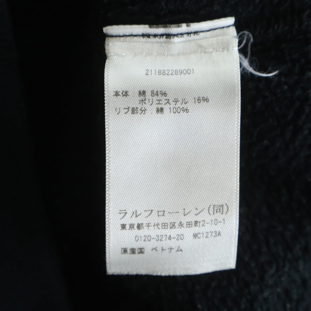 POLO RALPH LAUREN(ポロラルフローレン) POLO BEAR ポロベアープリント クルーネックスウェットシャツ トレーナー レディース ブラック