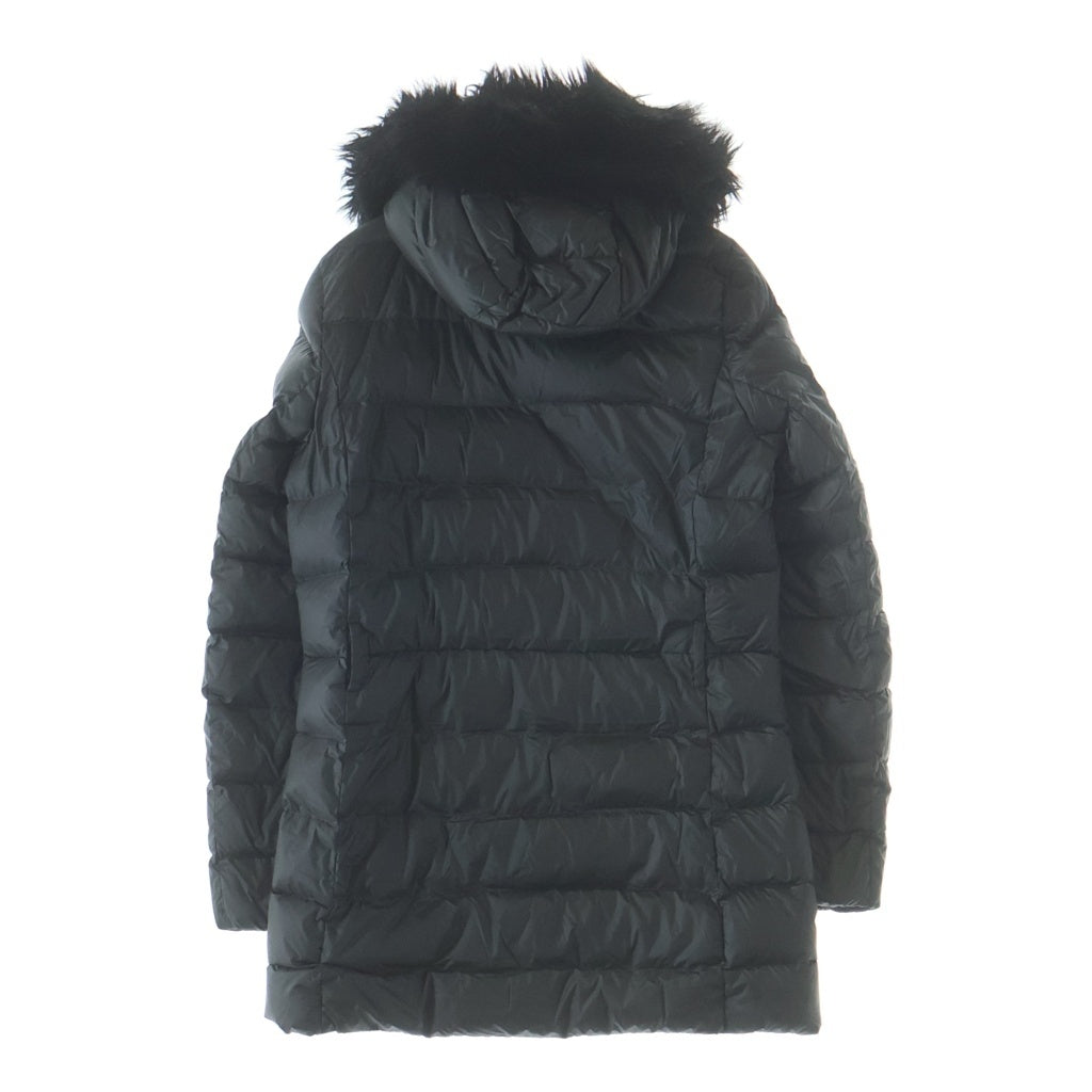 POLO RALPH LAUREN(ポロラルフローレン) スモールポニーエンブロイダリー ファーフーデッド ダウンコート ジャケット レディース グレー