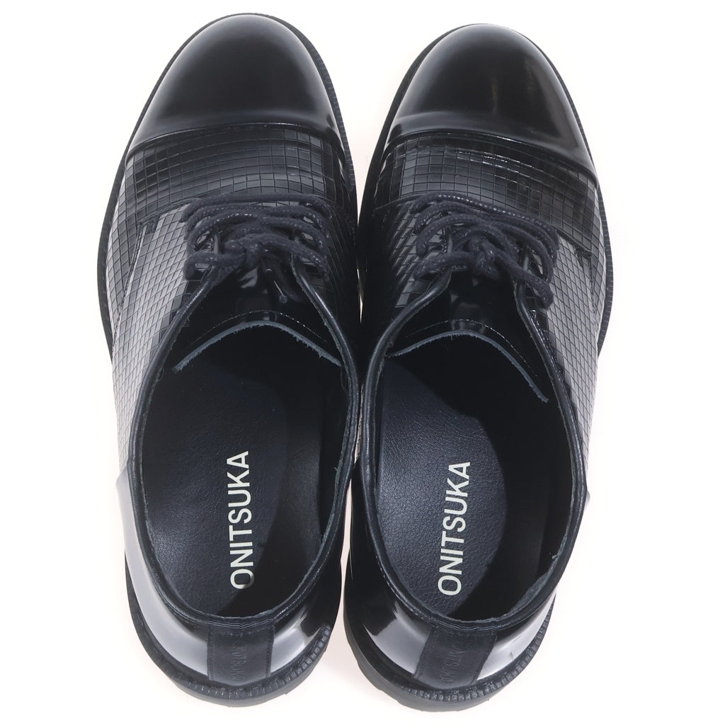 Onitsuka Tiger(オニツカタイガー) DERBY DRESS SHOES ダービー ドレスシューズ 革靴 ブラック US6.5/25cm 1181A422