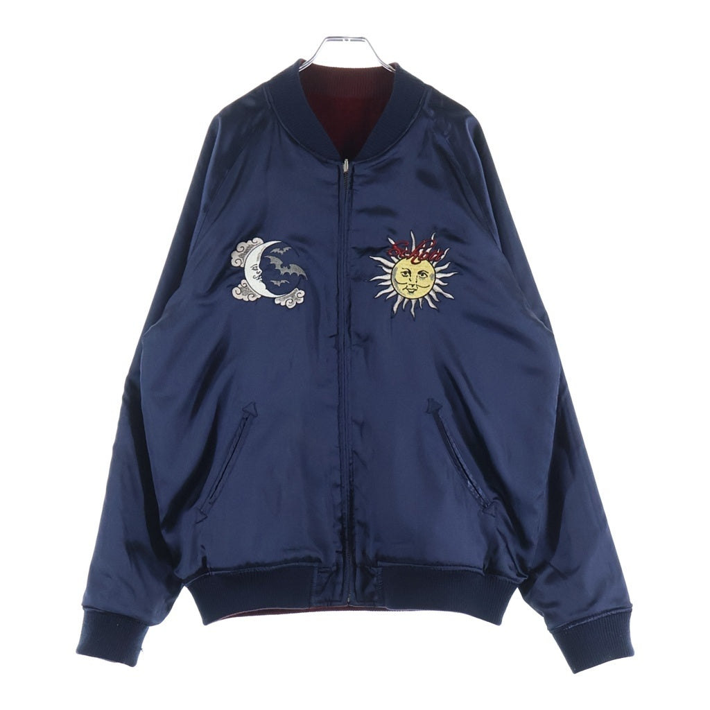 SCHOTT(ショット) VELVETEEN SOUVENIR JAKET ヴェルヴェティーン 別珍 スーベニア ベロア リバーシブル ジャケット ブルゾン レッド 3112075