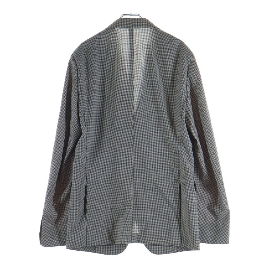 DSQUARED2(ディースクエアード) 16SS 2Bセットアップスーツ チェック柄 ウール シングルテーラードジャケット スラックスボタンフライパンツ グレー S74FT0247