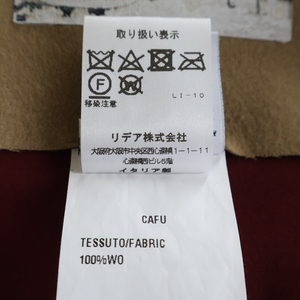 KIRED(キーレッド) CAFU カフ ウールフーディスプリングコート ベージュ