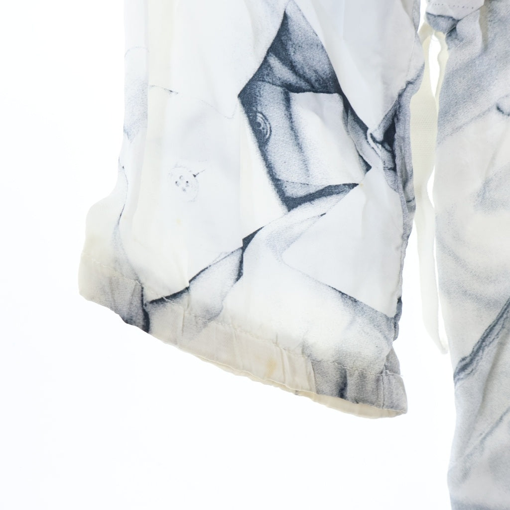 MM6 Maison Margiela(エムエムシックスメゾンマルジェラ) 06AW ARCHIVE アーカイブ ここのえ期 キュプラ 総柄 転写プリント ワンピース ドレス レディース ホワイト 32 CT031