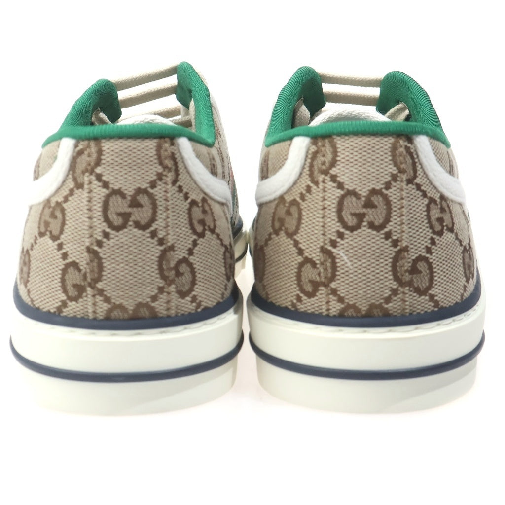 GUCCI(グッチ) TENNIS 1977 テニス GGキャンバス ローカットスニーカー ブラウン/グリーン/レッド 606111